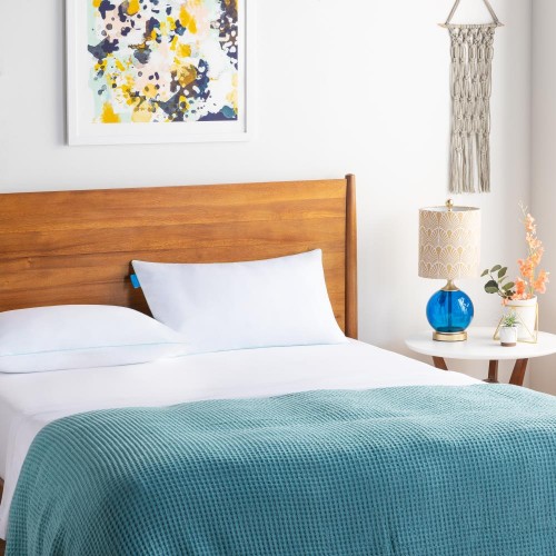 Bed Pillows| Linenspa Essentials Queen Soft Memory Foam Bed Pillow - EU74360