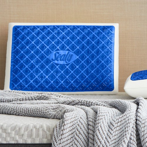 Bed Pillows| Sealy SealyChill Standard Medium Gel Memory Foam Bed Pillow - PE93385