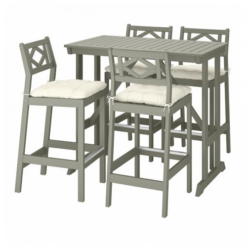 BONDHOLMEN Bar table and 4 bar stools