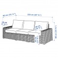 SOLLERÖN 3-seat modular sofa