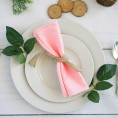 BalsaCircle 50 pcs 20-Inch Rose Quartz Pink Polyester Table Napkins Reusable Washable Wedding Party Dinner Linens Tableware Supplies