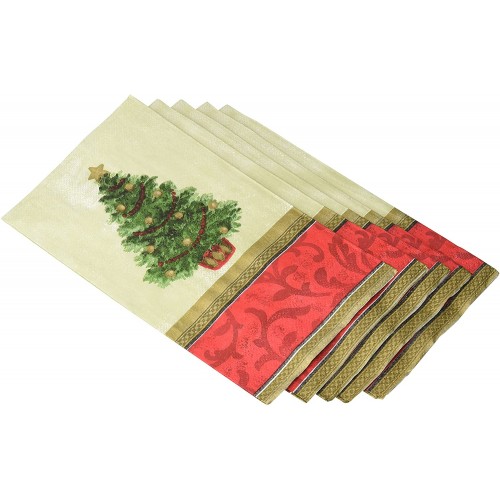 Classic Christmas Tree Guest Towels 16 Ct. | Party Tableware
