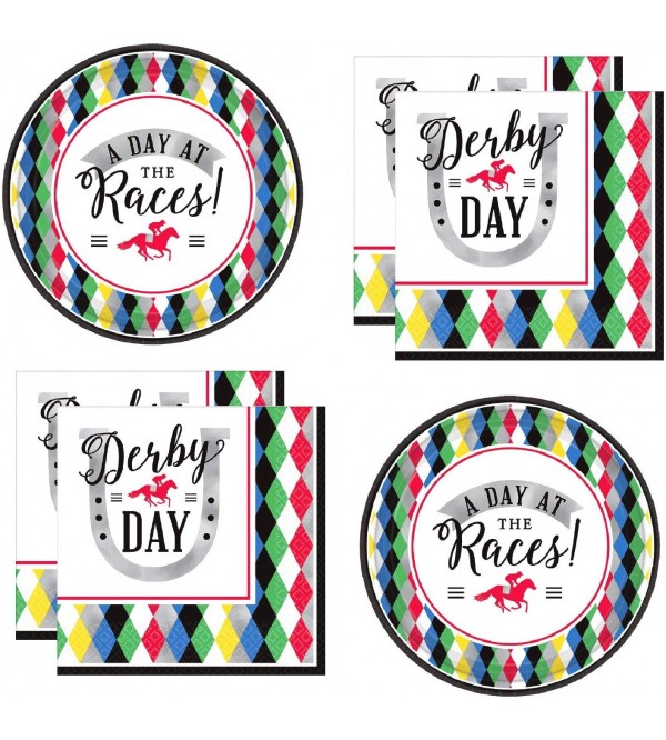 Kentucky Derby Party Supplies Horse Race Plates Napkins Serves 16