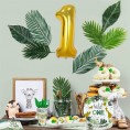 Wild One Boys Birthday Party Supplies Decorations Tableware Set Jungle Theme ake Plates,Napkins,Tablecloth for Kids Birthday Party Baby Showers