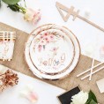 Woodland Creatures Baby Shower | Stunning Real Rose Gold Foil | Serves 16 | Woodland Party Supplies | Woodland Baby Shower or Birthday for Little Girl