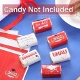 120 Pieces Graduation Candy Bar Wrappers Graduation Stickers Mini Candy Bar Wrappers Graduation Party Candy Favor of 2022 Graduation Themed Red Silver