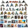 98Pcs Dirt Bike Party Supplies Kit Dirt Bike Party Favors Cars All-in-One Pack Party Supplies Include Mini Motorcycle Dirt Bike Stickers Keychain Wristband Badge for Kids Birthday Party