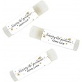 Andaz Press White and Gold Glittering Graduation Party Collection Lip Balm Favors Kissing The Graduate Good Luck! 12-Pack