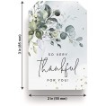 Bliss Collections Thank You Gift Tags Greenery Watercolor So Very Thankful for You Gift Tags for Weddings Bridal Showers Parties Baby Showers Wedding Favors or Special Events 2"x3" 50 Tags