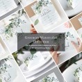 Bliss Collections Thank You Gift Tags Greenery Watercolor So Very Thankful for You Gift Tags for Weddings Bridal Showers Parties Baby Showers Wedding Favors or Special Events 2"x3" 50 Tags