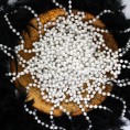 GIFTEXPRESS 24 PCS White Pearl Bead Necklaces Bulk Faux Pearl Necklaces Mardi Gras Beaded Necklaces for Wedding Birthday Tea Party Favors Gatsby theme Decorations