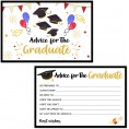 Graduation Advice Cards 2022 30 Pack – Graduation Party Supplies 2022 – Advice for The Graduate Graduation Party Favors Table Games Props
