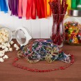 Happy Birthday Bead Necklace Rainbow Party Favors 24 Pack