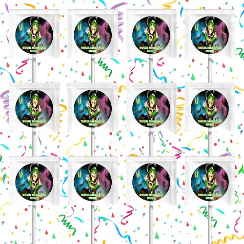 Luigi's Mansion Party Favors Supplies Decorations Lollipops 12 Pcs