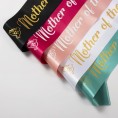 Party to Be Mother of the Bride Sash Bridal Shower Sash Hen Night Bachelorette Party Wedding Decorations White + Gold