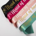 Party to Be Rose Gold Maid of Honor Sash Bridal Shower Sash Hen Night Bachelorette Party Wedding Decorations