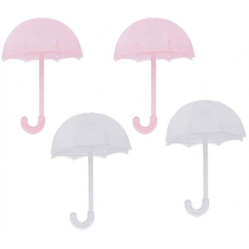 Prettyia Pack of 24 Cute Plastic Umbrella Small Chocolate Candy Gift Boxes Baby Shower Party Favor