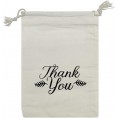 Sanrich Thank You Drawstring Bags 6x9 inch for Party Favor 20 Pack Gift Goodies Treat Bags