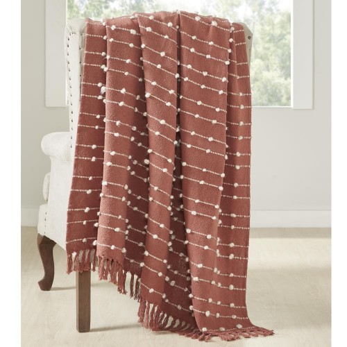 Blankets & Throws| Amrapur Overseas Lana Henna 60-in x 70-in 1-lb - YO20833