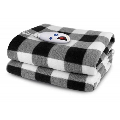 Blankets & Throws| BIDDEFORD Black White Buffalo Check 14-in x 17-in 3.6-lb - VJ18524