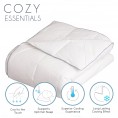 Blankets & Throws| Cozy Essentials White 90-in x 90-in 5.7-lb - WT86647