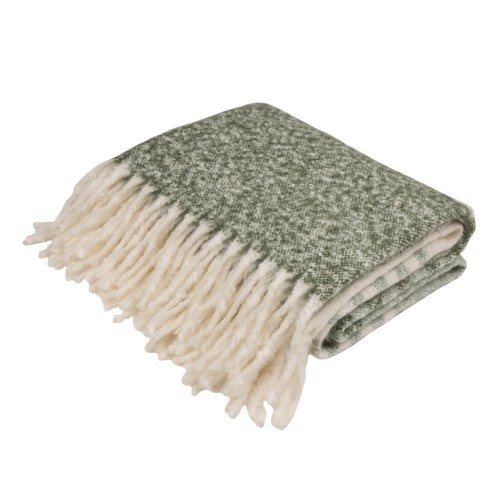 Blankets & Throws| Glitzhome Green and White 1.72-lb - FZ33013