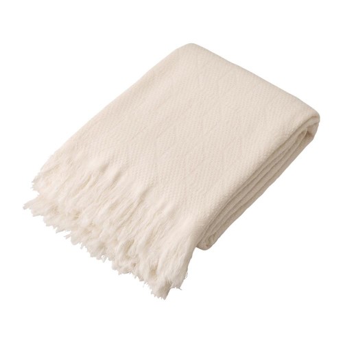 Blankets & Throws| Glitzhome White Throw - KS37242