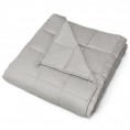 Blankets & Throws| Goplus Gray 60-in x 80-in 25-lb Weighted Blanket - SR12923