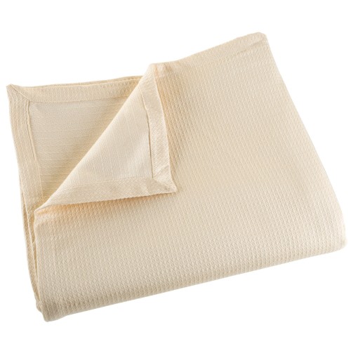 Blankets & Throws| Hastings Home Blankets Cream 90-in x 90-in 5-lb - KR23707