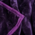 Blankets & Throws| Hastings Home Blankets Purple 82-in x 90-in 7.8-lb - YZ39918