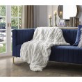 Blankets & Throws| Inspired Home Karoline Ivory 50-in x 60-in 3-lb - XM98157