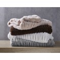 Blankets & Throws| Inspired Home Karoline Ivory 50-in x 60-in 3-lb - XM98157