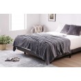 Blankets & Throws| LBaiet Grey 50-in x 60-in 1.3-lb - BG31995