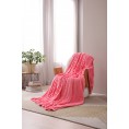 Blankets & Throws| LBaiet Pink 50-in x 60-in 1.3-lb - QR13693