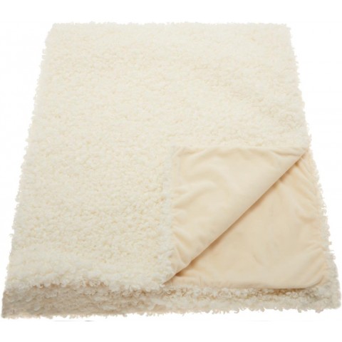Blankets & Throws| Mina Victory Faux fur Ivory 50-in x 60-in 4.1-lb - KO42322