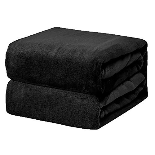Blankets & Throws| NexHome Black 50-in x 60-in 1-lb - OE03386