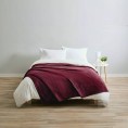 Blankets & Throws| Sunbeam Garnet 72-in x 80-in Fleece 3-lb - KH13577