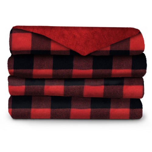 Blankets & Throws| Sunbeam Red 50-in x 60-in 1-lb - QJ31251