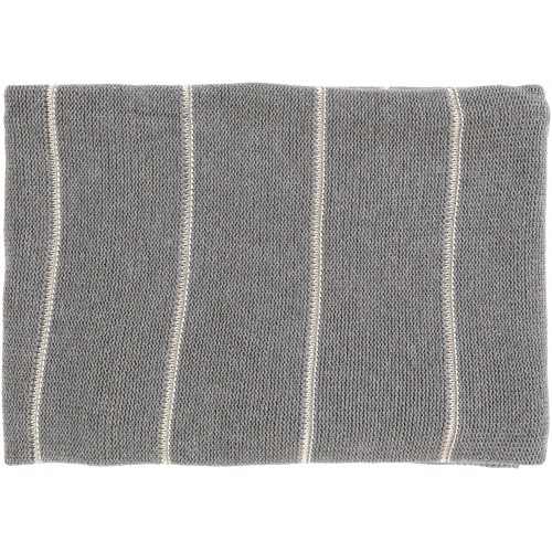 Blankets & Throws| Surya Medium Gray/Cream 50-in x 60-in 2.1-lb - QR44729