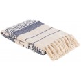 Blankets & Throws| Surya Navy/Cream 50-in x 60-in 1.7-lb - HP50533