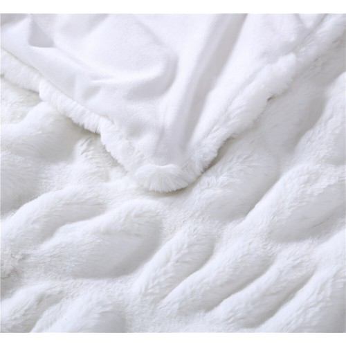 Blankets & Throws| The Nesting Company White 50-in x 70-in 4-lb - OQ42808