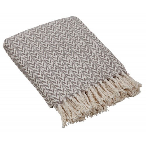 Blankets & Throws| Timberbrook Hogan Beige/Ivory 50-in x 60-in 2-lb - HH25267