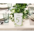 Juvale Greenery Table Number Cards 1-25 Wedding Tent Style Watercolor Table Cards Double Sided Botanical Greenery Reception Party Decoration for Boho-Themed Wedding 4 x 6 Inches