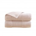 Bathroom Towels| Amrapur Overseas 2-Piece Peachy Blush Cotton Bath Towel Set (AC 2pk) - OH36845