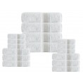 Bathroom Towels| Enchante Home 16-Piece Beige Turkish Cotton Bath Towel Set (Unique) - ZD73144