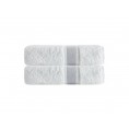 Bathroom Towels| Enchante Home 2-Piece Silver Turkish Cotton Bath Towel (Unique) - ZJ13579