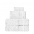 Bathroom Towels| Enchante Home 6-Piece White Turkish Cotton Bath Towel Set (Kansas) - TR80912