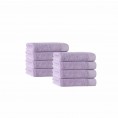 Bathroom Towels| Enchante Home 8-Piece Lilac Turkish Cotton Wash Cloth (Signature) - CB82528