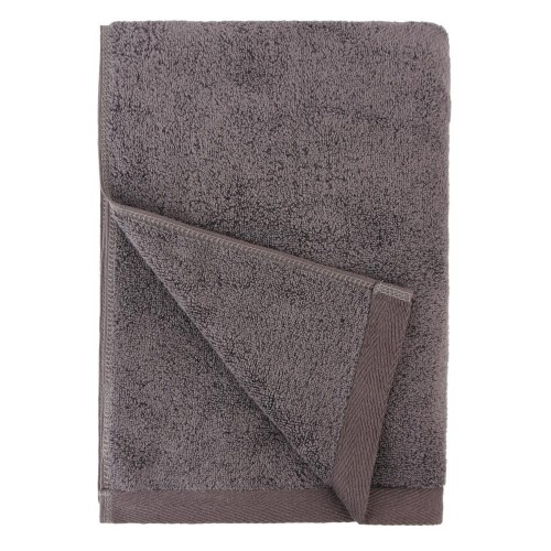 Bathroom Towels| Everplush Charcoal Cotton Bath Towel (Flat Loop Towels) - MI36234