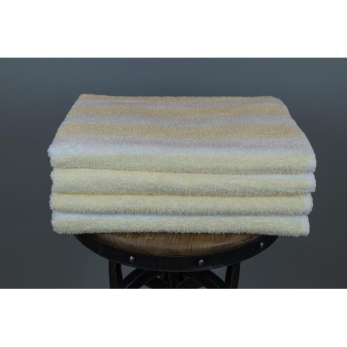 Bathroom Towels| Fibertone 4-Piece Sandstone Cotton Beach Towel - JM77315